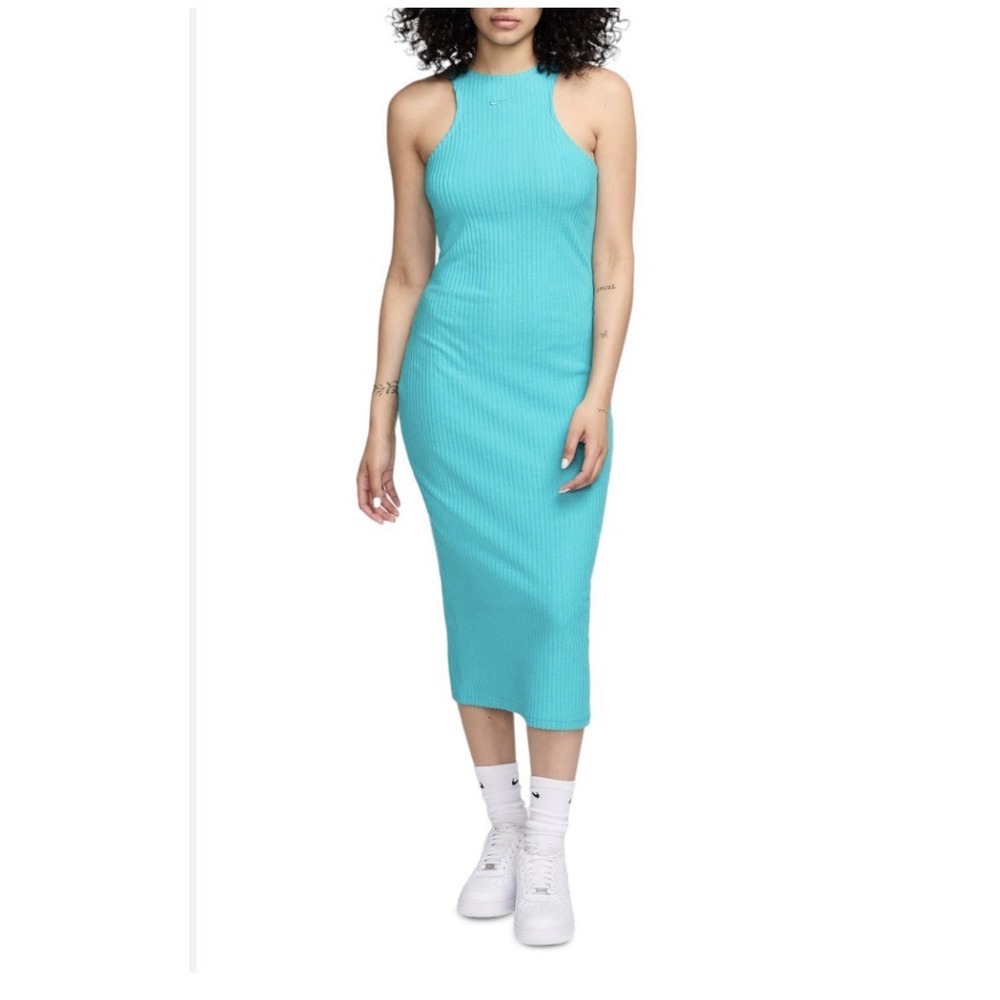 Nike Women's Chill Knit Tight Ribbed Tank Dress